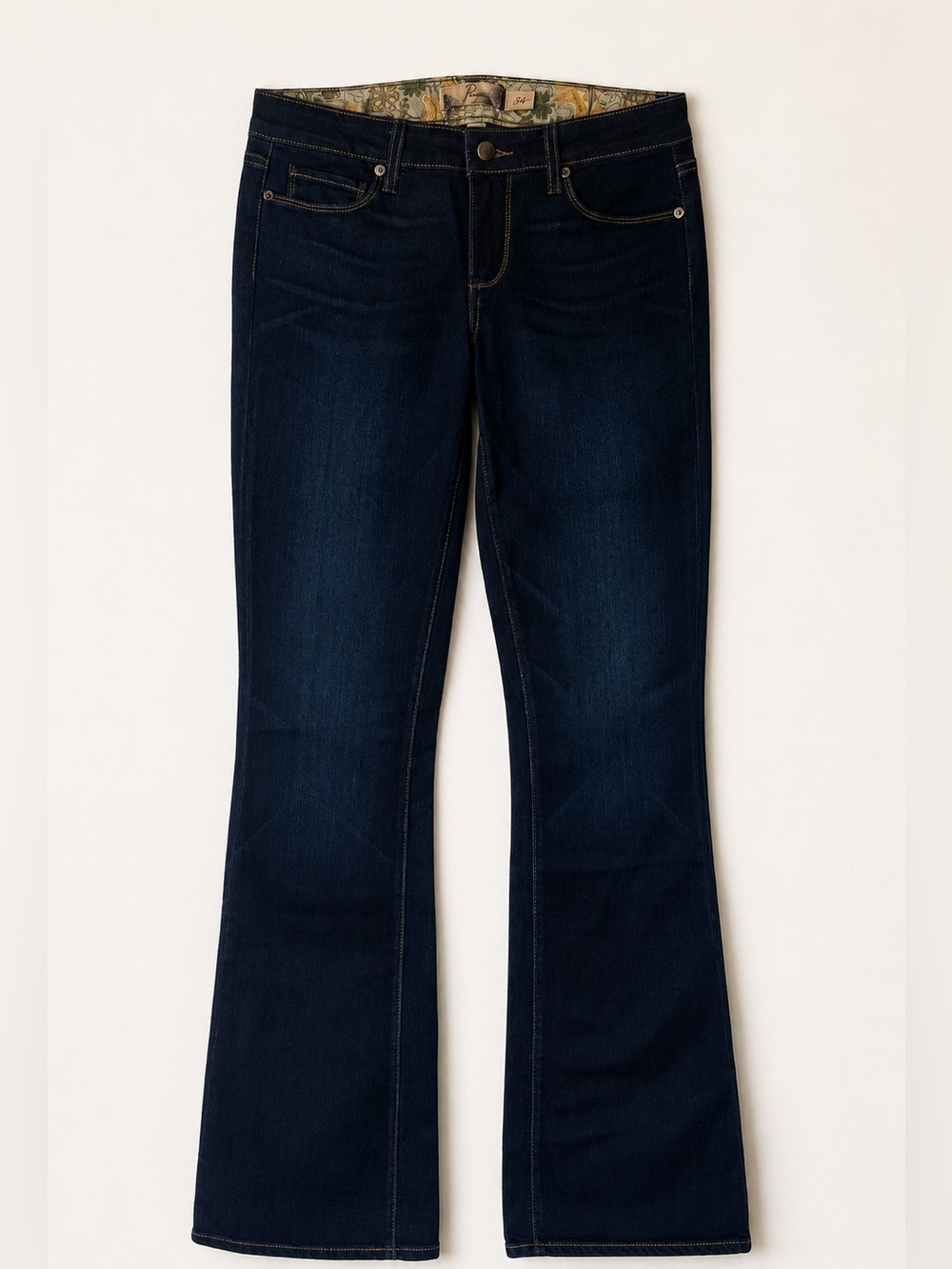 NWT Paige Skyline Boot Cut Jeans Women Size 27 Dark Wash Made in USA